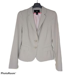 Soft Pinkish Grey Blazer